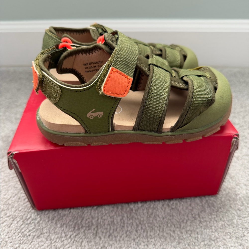See Kai Run Olive Green Wilder II Toddler Sandals